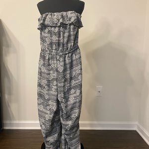 Forever 21 Black/White Jumpsuit